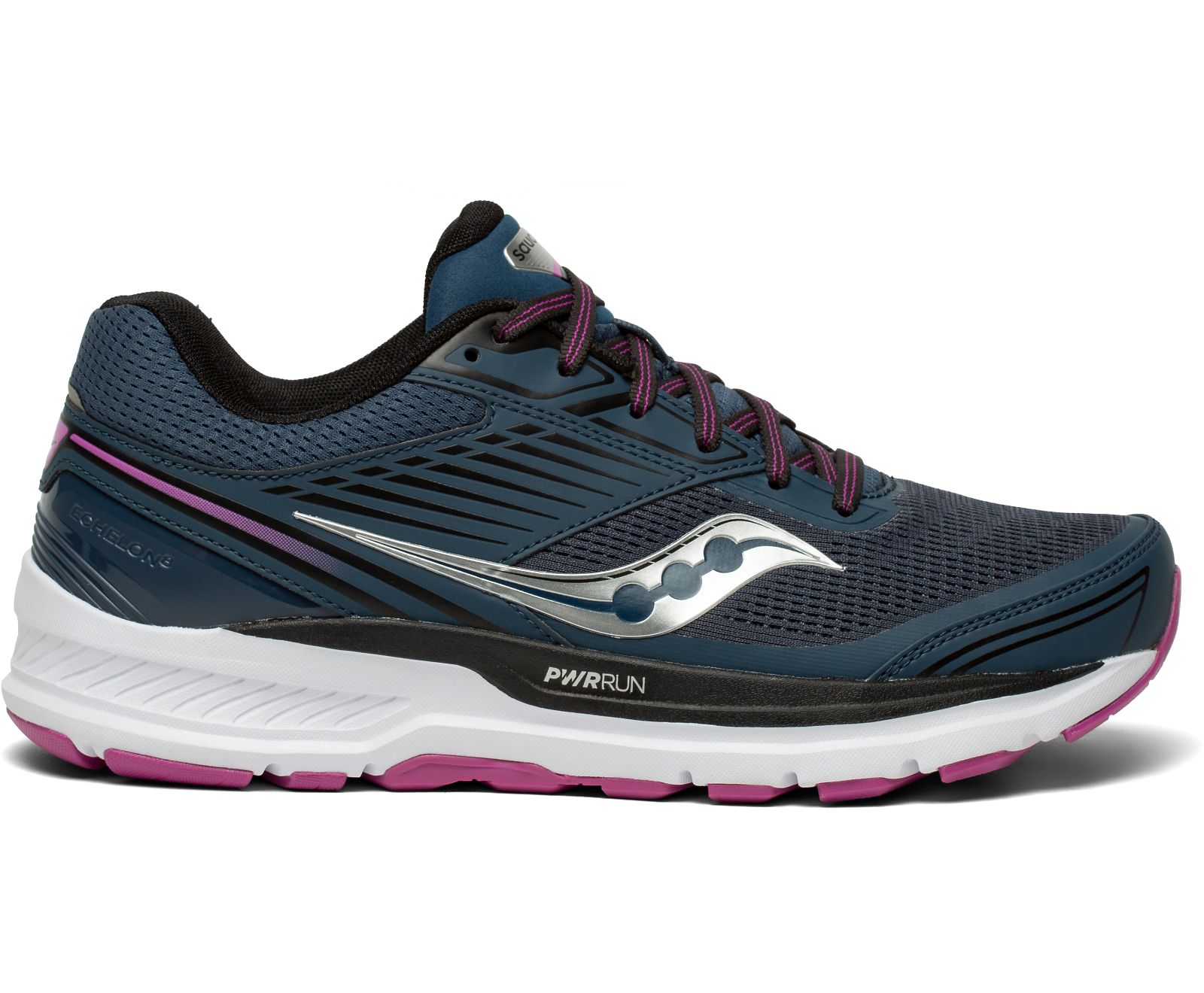 Női Saucony Echelon 8 Széles Cipő Futócipő Sötétkék | HU 456QMA